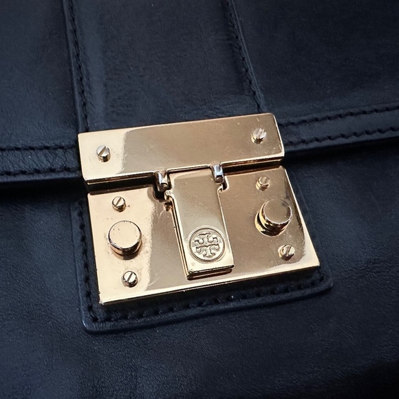 Tory Burch Clutch / Cross Body Purse - small - color: black - Picture 9 of 9
